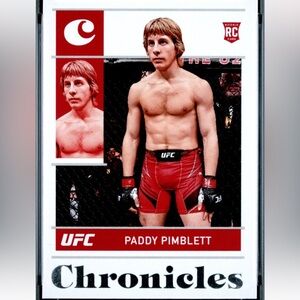 Paddy The Baddy Pimblett 2022 Panini Champions Rookie RC MMA UFC Card